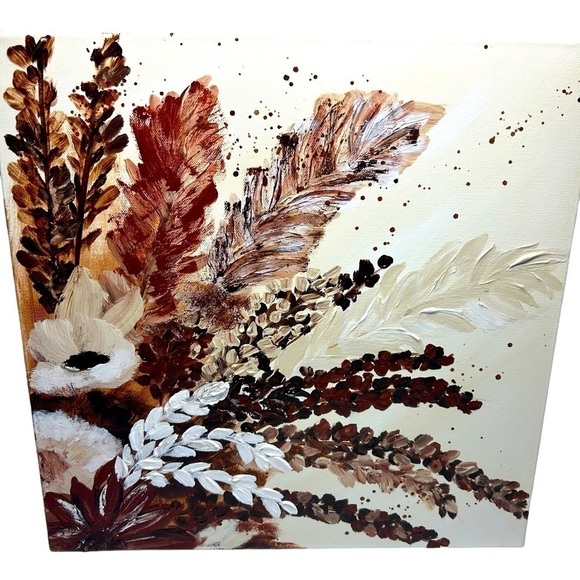 Original Artwork Acrylics on Canvas Impressionism 16" x 16" - Picture 1 of 14